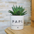Charger l'image dans la galerie, pot de fleurs personnalisé papi