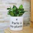 Charger l'image dans la galerie, pot de fleurs personnalisé parle à ma plante