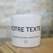 Charger l'image dans la galerie, pot de fleurs personnalisé avec un texte