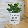 Charger l'image dans la galerie, pot de fleurs personnalisé prends en de la graine