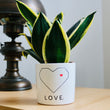 Charger l'image dans la galerie, Pot de fleurs personnalisé avec un coeur