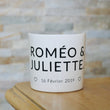 Charger l'image dans la galerie, pot de fleurs personnalisé romeo et julieete