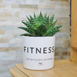 Charger l'image dans la galerie, pot de fleurs personnalisé fitness