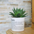 Charger l'image dans la galerie, Pot de fleurs personnalisé définition d'un papi