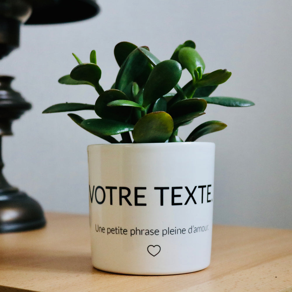 Personnalisez son pot de fleurs | Plante à personnaliser | Sanoa