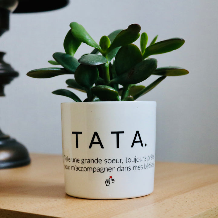 pot de fleurs Tata