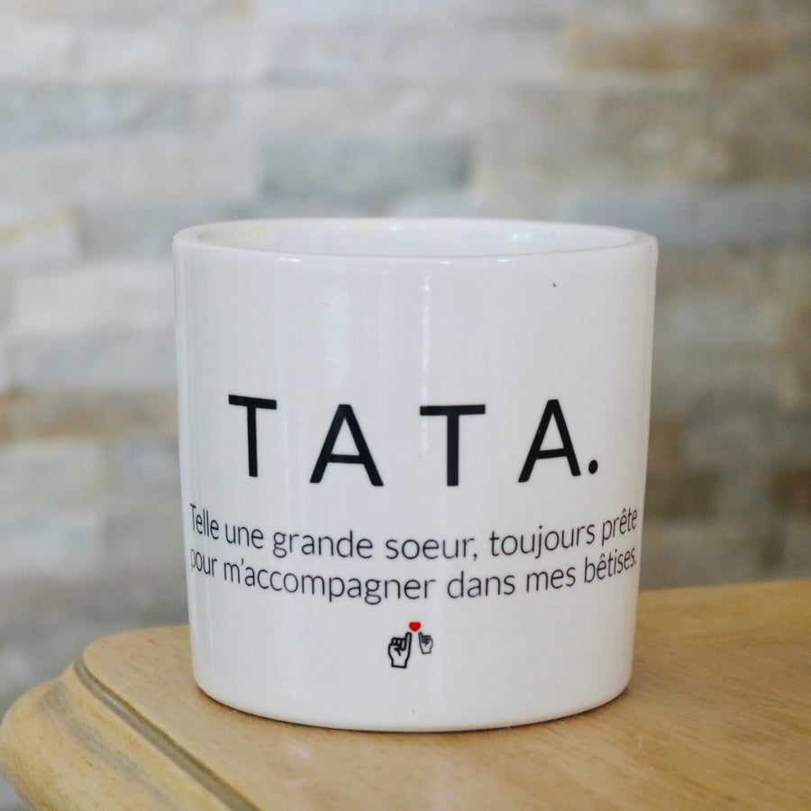 Pot de fleurs - Tata.