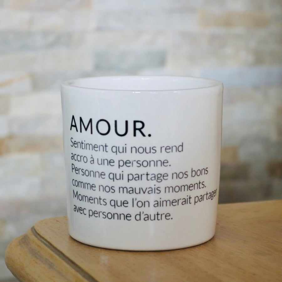pot de fleurs personnalisé amour