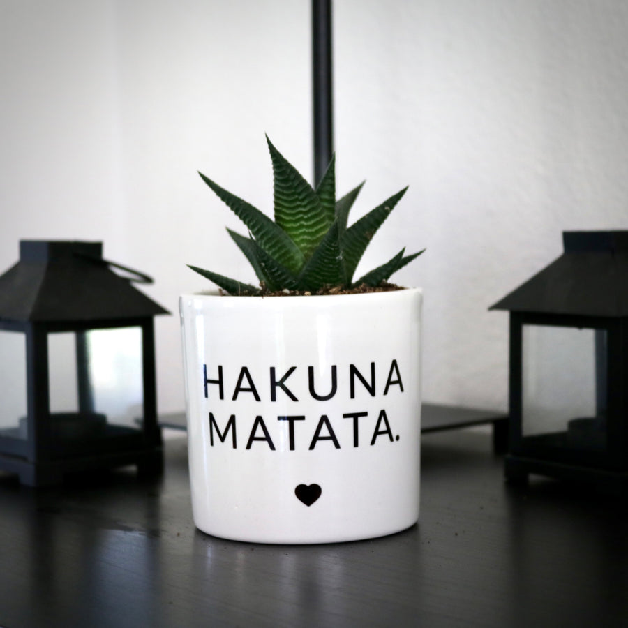 Pot de fleurs - Hakuna Matata