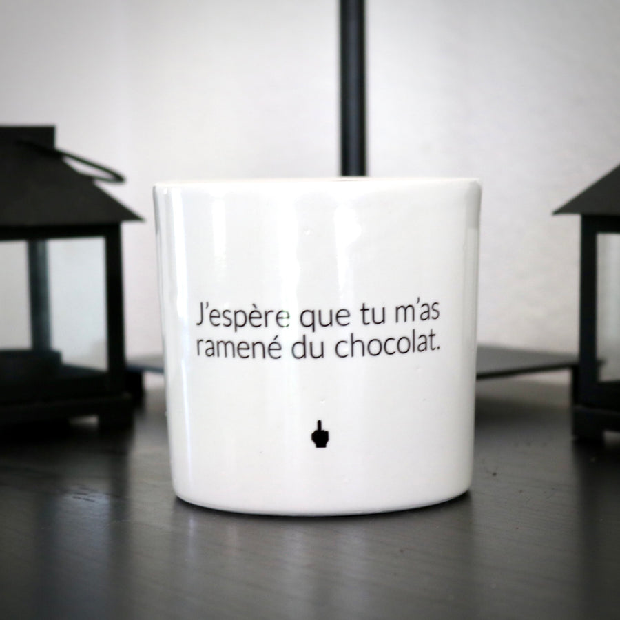 sanoa pots - J'espère que tu m'as ramené du chocolat