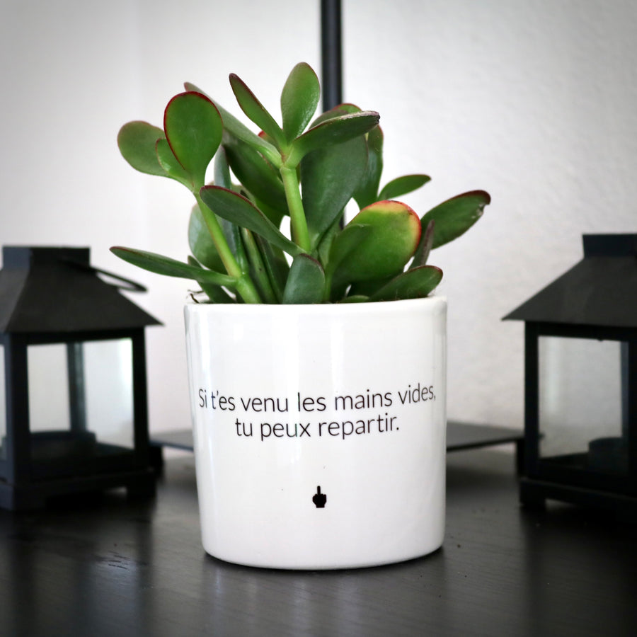 sanoa pots - Si t'es venu les mains vides, tu peux repartir