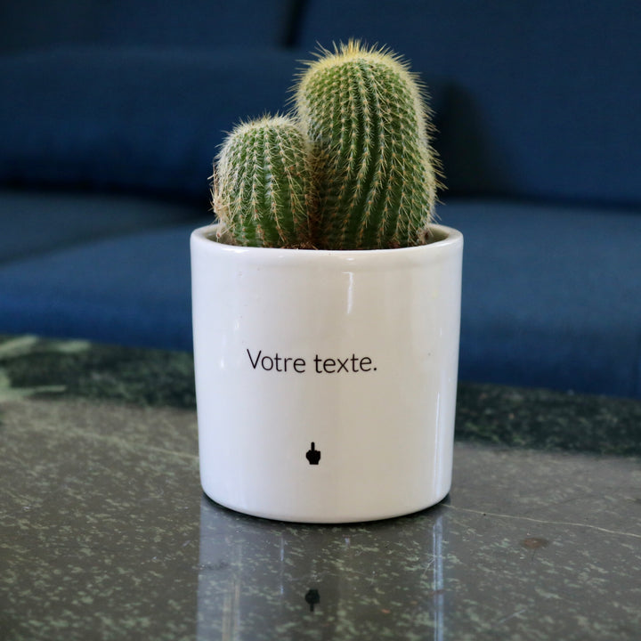 sanoa pots - texte personnalisé