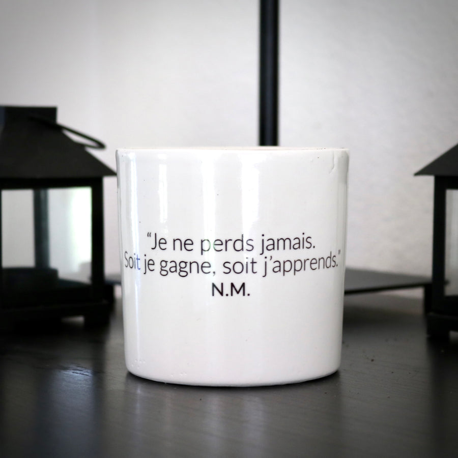 sanoa pots - Je ne pers jamais. Soit je gagne, soit j'apprends