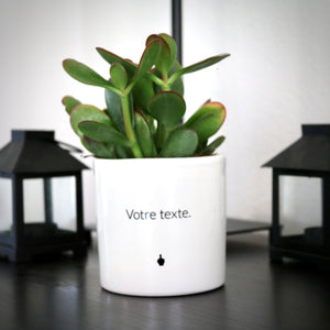 sanoa pots - texte personnalisé