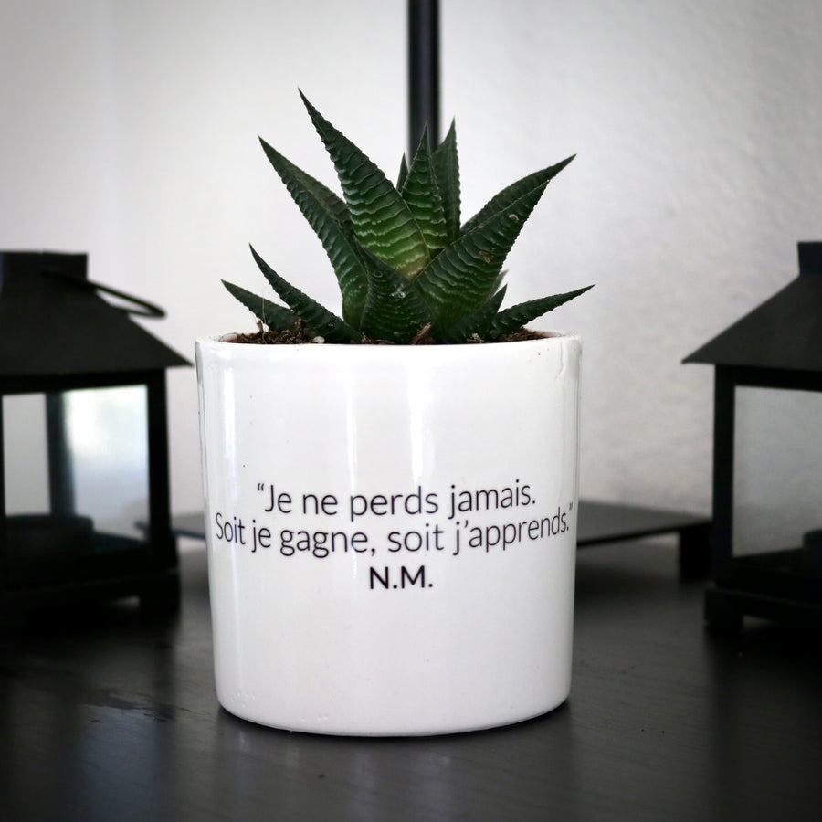 sanoa pots - Je ne pers jamais. Soit je gagne, soit j'apprends