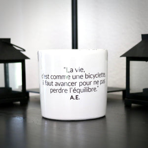 sanoa pots - La vie c'est comme une bicyclette, il faut avancer pour ne pas perdre l'équilibre