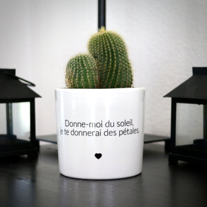 sanoa pots - Donne-moi du soleil, je te donnerai des pétales