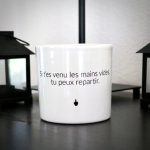 sanoa pots - Si t'es venu les mains vides, tu peux repartir