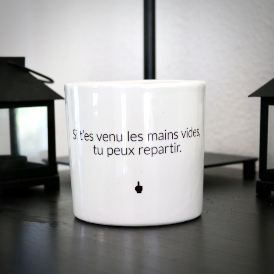 sanoa pots - Si t'es venu les mains vides, tu peux repartir