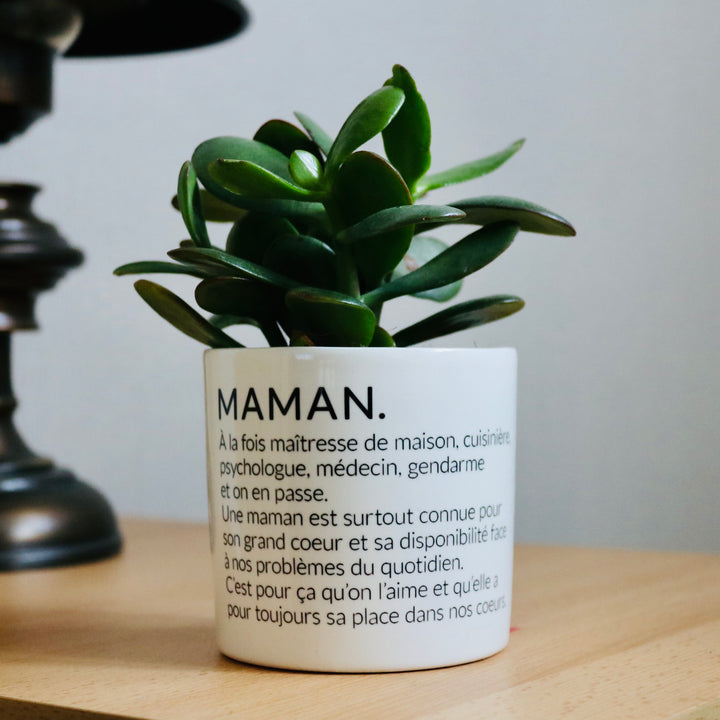 Pot de fleurs personnalisé définition d'une maman