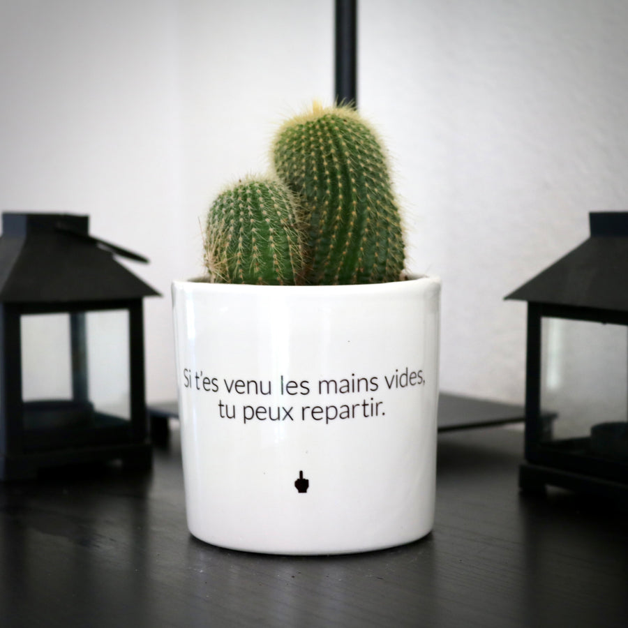 sanoa pots - Si t'es venu les mains vides, tu peux repartir