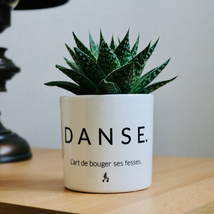 Pot de fleurs personnalisé danse